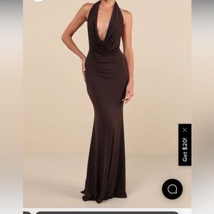 Brown Wedding Guest Dress